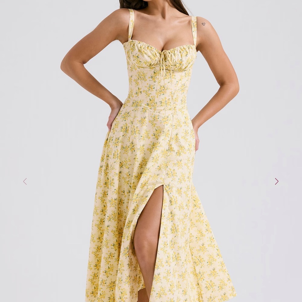 Floral Cream Dress from House of CB